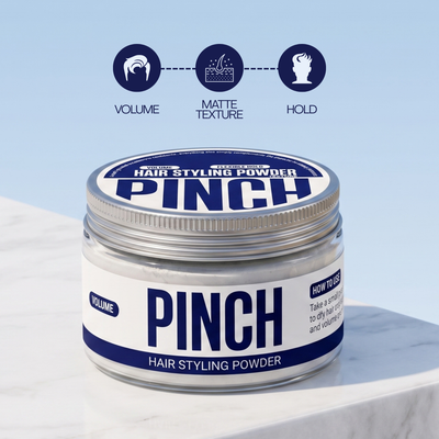 PINCH || HAIR STYLING & VOLUMIZING POWDER || NATURAL VOLUME, FLEXIBLE HOLD, MATTE TEXTURE