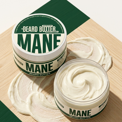 MANE || BEARD BUTTER || SOFTENS AND DEEP CONDITIONS BEARD , PREVENTS BEARDRUFF