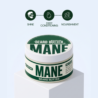 MANE || BEARD BUTTER || SOFTENS AND DEEP CONDITIONS BEARD , PREVENTS BEARDRUFF