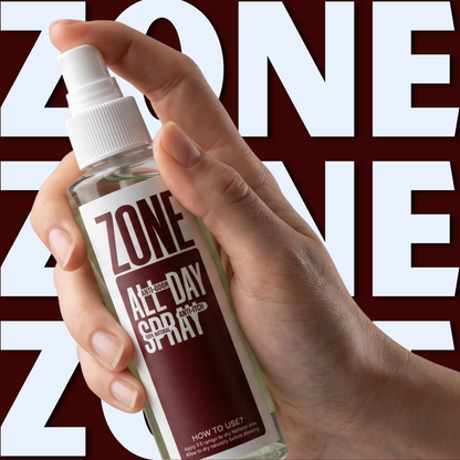 ZONE || INTIMATE DEODORANT SPRAY || ANTI-ODOR (SMELL), ANTI-ITCH, 100% NATURAL