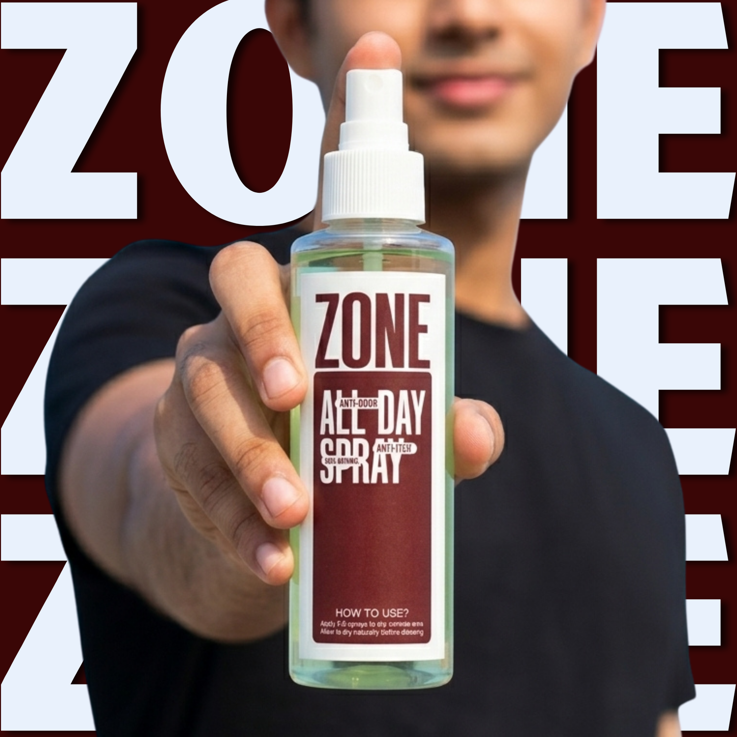 ZONE || INTIMATE DEODORANT SPRAY || ANTI-ODOR (SMELL), ANTI-ITCH, 100% NATURAL