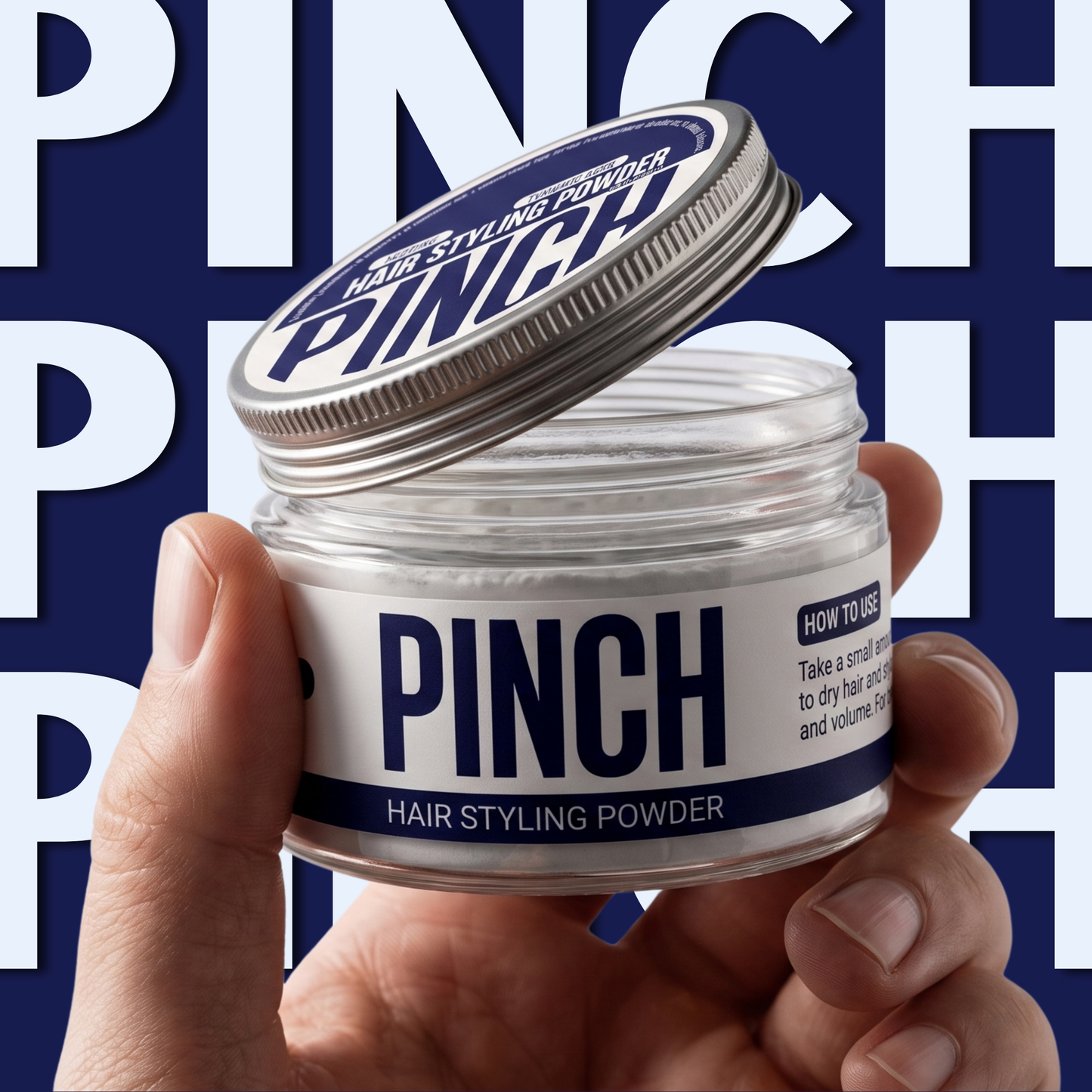 PINCH || HAIR STYLING & VOLUMIZING POWDER || NATURAL VOLUME, FLEXIBLE HOLD, MATTE TEXTURE